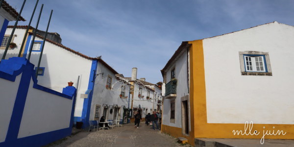 冬日的Obidos，日間頂多攝氏10度，很多店都很早就關，遊客相對較少。